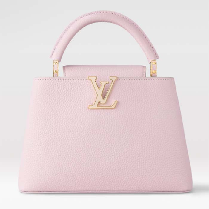 Louis Vuitton LV Women Capucines BB Pink Taurillon Leather M24120