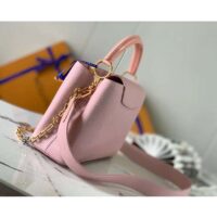 Louis Vuitton LV Women Capucines BB Pink Taurillon Leather M24120 (6)