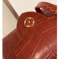 Louis Vuitton LV Women Capucines BB Red Brilliant Alligator Leather N93992 (6)