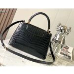 Louis Vuitton LV Women Capucines MM Black Brilliant Alligator Leather N92967 - Bild 3
