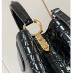 Louis Vuitton LV Women Capucines MM Black Brilliant Alligator Leather N92967 - Bild 9