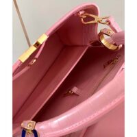 Louis Vuitton LV Women Capucines MM Pink Brilliant Alligator Leather N94260 (3)