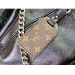 Louis Vuitton LV Women CarryAll Cargo PM Black Lambskin Cowhide Leather M24861 - Imagen 7