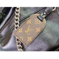 Louis Vuitton LV Women CarryAll Cargo PM Black Lambskin Cowhide leather M24861 (12)