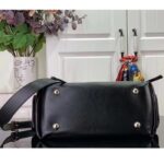 Louis Vuitton LV Women CarryAll Cargo PM Black Lambskin Cowhide Leather M24861 - Imagen 5