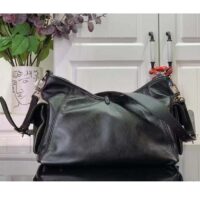 Louis Vuitton LV Women CarryAll Cargo PM Black Lambskin Cowhide leather M24861 (12)