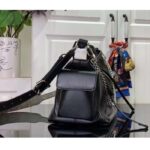 Louis Vuitton LV Women CarryAll Cargo PM Black Lambskin Cowhide Leather M24861 - Imagen 4