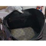 Louis Vuitton LV Women CarryAll Dark MM Black Lambskin Cowhide Leather M25143 - immagine 6