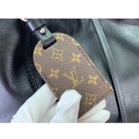 Louis Vuitton LV Women CarryAll Dark MM Black Lambskin Cowhide Leather M25143 (1)