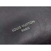 Louis Vuitton LV Women CarryAll Dark MM Black Lambskin Cowhide Leather M25143 (1)