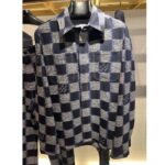 Louis Vuitton LV Men Damier Wool Overshirt Regular Fit 1AFAUN - Image 2