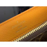 Louis Vuitton LV Women Dauphine Soft MM Handbag Apricot Calfskin Leather M25048 (8)