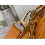 Louis Vuitton LV Women Dauphine Soft MM Handbag Apricot Calfskin Leather M25048 - immagine 8