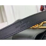 Louis Vuitton LV Women Dauphine Soft MM Handbag Black Calfskin Leather M25209 - Image 9