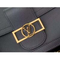 Louis Vuitton LV Women Dauphine Soft MM Handbag Black Calfskin Leather M25209 (2)