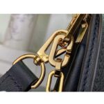 Louis Vuitton LV Women Dauphine Soft MM Handbag Black Calfskin Leather M25209 - Image 8