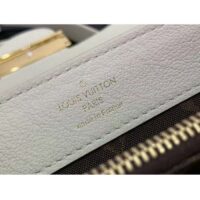 Louis Vuitton LV Women Dauphine Soft MM Handbag White Calfskin Leather M25050 (7)