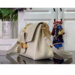 Louis Vuitton LV Women Dauphine Soft MM Handbag White Calfskin Leather M25050 – Bild 4