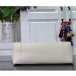 Louis Vuitton LV Women Dauphine Soft MM Handbag White Calfskin Leather M25050 – Bild 5