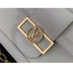 Louis Vuitton LV Women Dauphine Soft MM Handbag White Calfskin Leather M25050 – Bild 7
