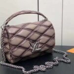 Louis Vuitton LV Women GO-14 MM Taupe Lambskin Leather M23045 - Image 3