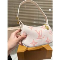 Louis Vuitton LV Women Mini Moon Pink Monogram Cowhide Leather M24108 (7)