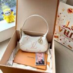 Louis Vuitton LV Women Mini Moon Pink Monogram Cowhide Leather M24108 – Image 4