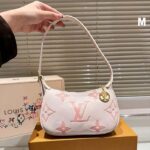 Louis Vuitton LV Women Mini Moon Pink Monogram Cowhide Leather M24108 – Image 6