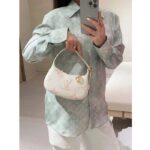 Louis Vuitton LV Women Mini Moon Pink Monogram Cowhide Leather M24108 – Image 13