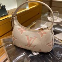 Louis Vuitton LV Women Mini Moon Pink Monogram Cowhide Leather M24108 (7)
