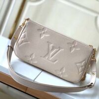 Louis Vuitton LV Women Multi Pochette Accessoires Beige Cowhide Leather M46568 (9)