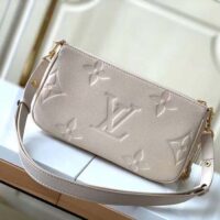 Louis Vuitton LV Women Multi Pochette Accessoires Beige Cowhide Leather M46568 (9)