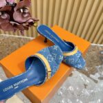 Louis Vuitton LV Women Neo Revival Mule Blue Monogram Denim Calf Leather 1ACLNS - Bild 7