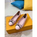Louis Vuitton LV Women Nina Flat Ballerina Pink Monogram Calf Leather 1ABHDF - Imagen 6