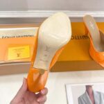 Louis Vuitton LV Women Super Mule Orange Monogram Patent Calf Leather 1ACJ6A - Image 9
