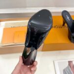 Louis Vuitton LV Women Super Mule Orange Monogram Patent Calf Leather 1ACJ7J - immagine 10