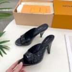 Louis Vuitton LV Women Super Mule Orange Monogram Patent Calf Leather 1ACJ7J - immagine 9