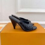 Louis Vuitton LV Women Super Mule Orange Monogram Patent Calf Leather 1ACJ7J - immagine 2