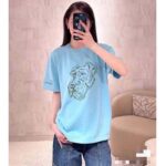 Louis Vuitton Women LV Graphic Short-Sleeved Crewneck Regular Fit 1AFPY4 - immagine 10