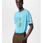 Louis Vuitton Men LV Graphic Short-Sleeved Crewneck Regular Fit 1AFPY4 - Image 10