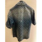 Louis Vuitton Women LV Rainbow Monogram Short-Sleeved Denim Shirt 1AB91W - Imagen 3