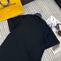 Louis Vuitton Men Nautical LV T-Shirt Cotton Black 1AFMZA (7)