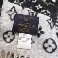 Louis Vuitton Unisex LV Game On Scarf Black Allover Monogram MP2907 (4)