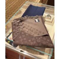Louis Vuitton Unisex LV Game On Scarf Brown Allover Monogram M77377 (11)