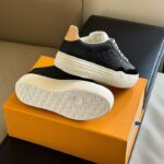 Louis Vuitton Unisex LV Groovy Platform Sneaker Black Monogram Calf Leather 1ACHH0 - Image 6