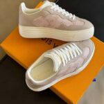 Louis Vuitton Unisex LV Groovy Sneaker Beige Patent Monogram Canvas 1ACSVV - Image 6