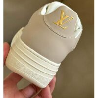 Louis Vuitton Unisex LV Groovy Sneaker Beige Patent Monogram Canvas 1ACSVV (1)