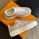 Louis Vuitton Unisex LV Groovy Sneaker Beige Patent Monogram Canvas 1ACSVV - Image 3