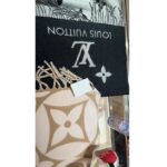 Louis Vuitton Unisex LV Medallion Scarf Beige Wool Jacquard M79213 - Image 9