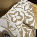 Louis Vuitton Unisex LV Medallion Scarf Beige Wool Jacquard M79213 - Image 5